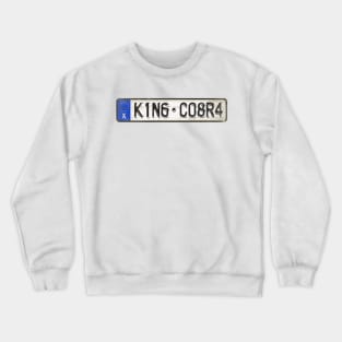 King Kobra - License Plate Crewneck Sweatshirt